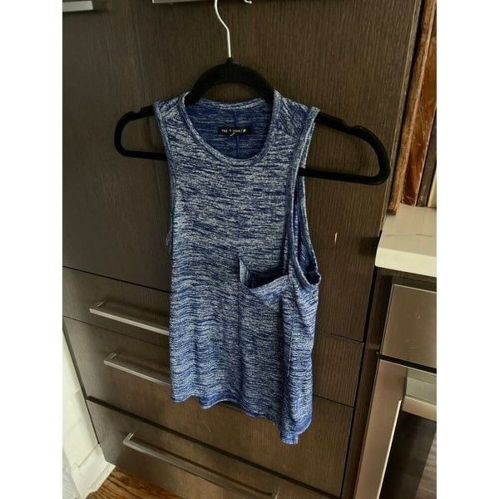 Rag & bone blue tank top womans XS
